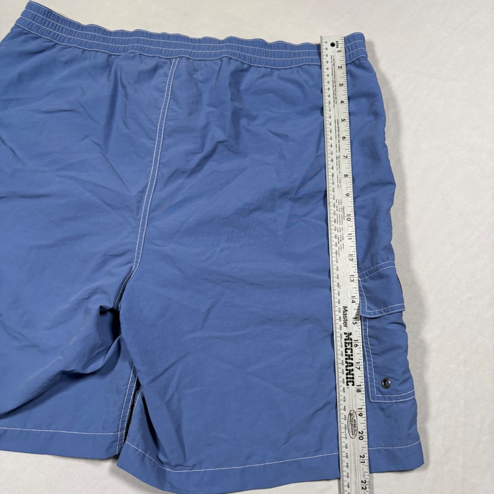 Polo Ralph Lauren Swim Trunks Mens XL Cargo Blue Drawstring Pony Logo - Picture 8 of 12